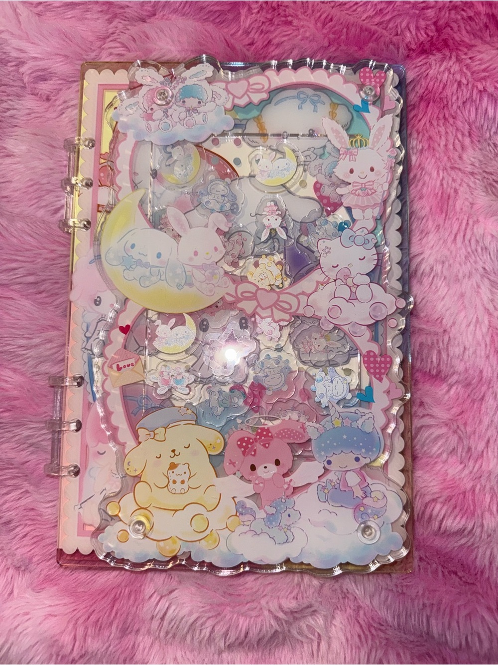 Sanrio Family Shaker Notebook✨